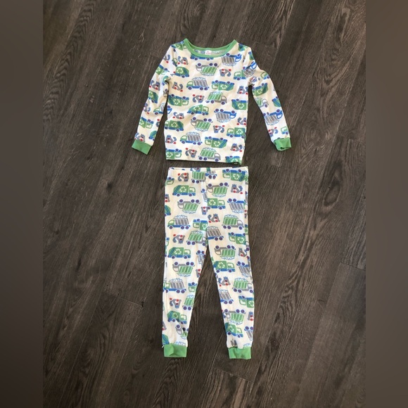 Joe Fresh Other - Joe Fresh Pajama Set with Green and Blue Truck Print | Size‎ 4